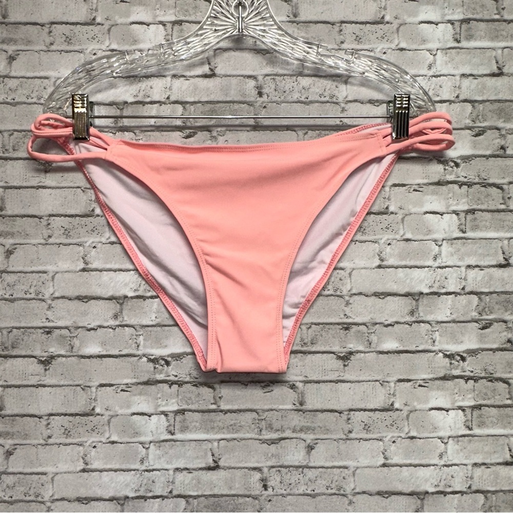 RETERON Size XL Pink Strappy Bikini Swim Bottom NWT NEW